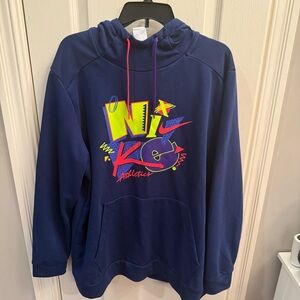 Nike Men's Navy Graphic Retro Hoodie. Size. XL